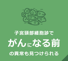 子宮頸部細胞診でがんになる前の異常も見つけられる